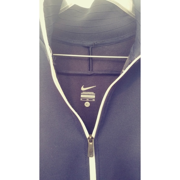 Nike Dark Blue Zipper Knit Jacket - Picture 4 of 7